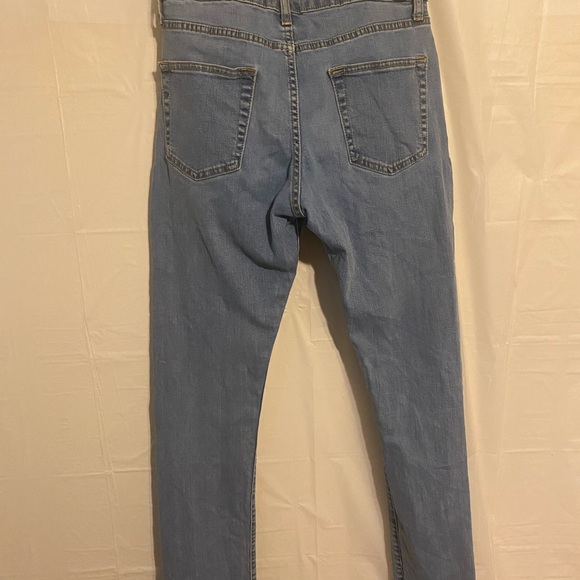 TOPMAN STRETCH SLIM WOMENS SIZE 30R MADE IN EGYPT LIGHT WASH SKINNY JEANS - Picture 3 of 4